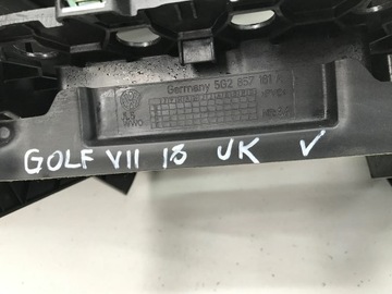 фото thumb №10, Vw golf 7 vii 2021 2022 рестайлінг консоль капот панель роздавальна англієць