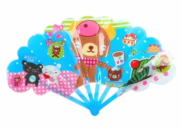 ДЕТСКИЙ ВЕЕР ДЛЯ ВЕЕРА, СКЛАДНОЙ, ЦВЕТНОЙ ПЛАСТМАСС ДЛЯ ДЕТЕЙ