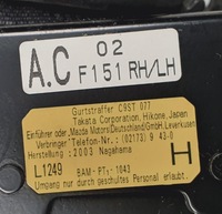 фото thumb №3, Pas натяжитель левый перед mazda rx-8 europa