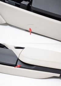 фото thumb №16, Bmw i8 i12 i15 туннель средний консоль подлокотник кожа elfenbeinweiss