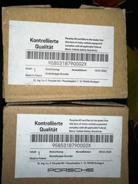 фото thumb №13, Заглушка цилиндр замка ручка перед левая porsche cayenne разные цвета