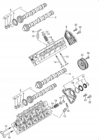 Корпус розподільного валу audi a8 d3 4.0 tdi ase 057109130f Ціна, фото thumb