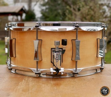 Pork Pie USA Custom 14 x 6 дюймов Малый барабан Satin Blonde