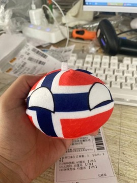 Плюшевая подвеска-игрушка в стиле кантрибол, 10 см.
