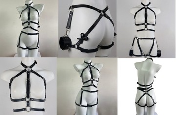 НАБОР ЭРОТИЧЕСКОГО БЕЛЬЯ 6 ПРЕДМЕТОВ SEXY BDSM M