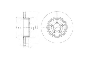 фото thumb №2, Диски тормозные 2szt chrysler 300 c 300c lancia t