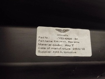 фото thumb №6, Aston martin db11 2019 другой элементы туннеля среднего ky5342626ba