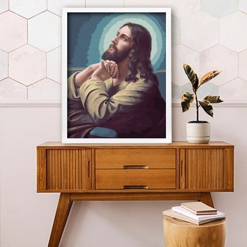 Malowanie po numerach 40x50 na ramie ARTIMENTO Jezus