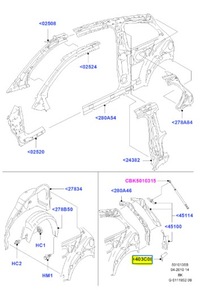 фото thumb №7, Плита - замикаючий світло заднього ford fiesta 01-08 / fusion 01-12 1317956