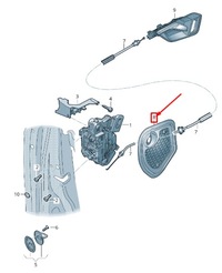 фото thumb №9, Audi q3 f3 sportback передняя часть left door inner панель cover 8v5837915a
