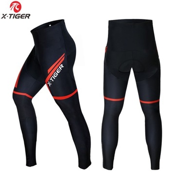 LEGGINSY ROWEROWE KOLARSKIE DŁUGIE MĘSKIE WKŁADKA