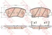 фото thumb №1, Trw gdb3548 набір гальмівних колодок гальмівних, гальма дискові