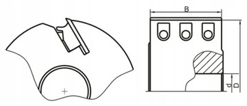 Head Strugan - AL 125x40x80/4Z Globe