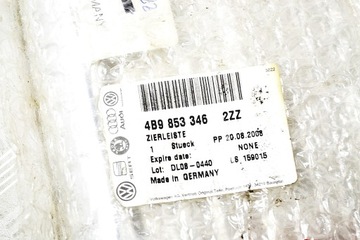 фото thumb №6, Audi a6 c5 планка правая зад задняя хром 4b9853346 новая оригинал