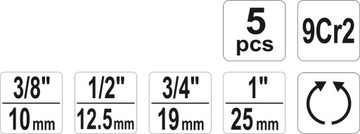 РУЧНОЙ РЕЗЬБОВЫЙ РЕЗЬБОТ YATO 3/8