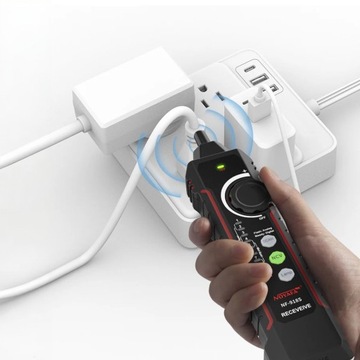 Miernik Tester sieci kabli LAN RJ45 UTP STP światłowody Noyafa NF-918S