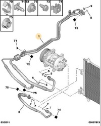 фото thumb №11, Шланг кондиционера peugeot partner / citroen berlingo ii