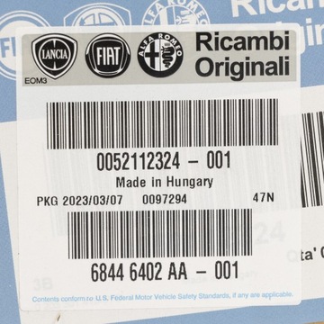 фото thumb №10, Радар дистроник fiat оригинальный номер 52112324
