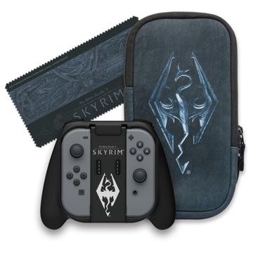 HORI SWITCH Skyrim Starter Kit - Etui, ściereczka, folia na ekran i grip