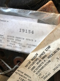 Mitsubishi двигун двигун 4g93 kompletny 85tys.km Недорого, фото thumb