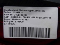 фото thumb №9, Bmw 8 coupe g15 18- лампа крыла правый задняя led оригинал комплектная