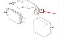 фото thumb №9, Кронштейн датчика расстояния круиз-контроль lr discovery l462 новый оригинальный lr1