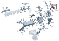 фото thumb №2, Mercedes дизель om651 труба шланг egr оригінал