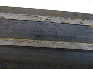 фото thumb №11, Kpl 4x планка накладка порогова s-line audi a6 c6