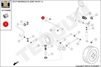 фото thumb №8, Втулка тяга заднего поперечный панара wew.=zew. jeep commander 2005