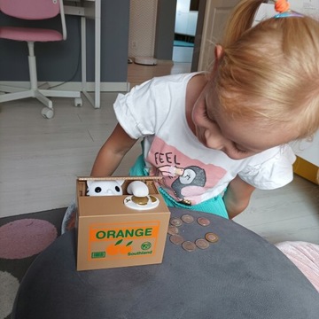 Интерактивный игровой автомат Cat Kitten Piggy Bank