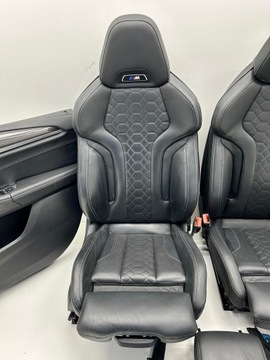 фото thumb №11, Сиденья диван обшивки салон bmw x4m f98 g02 компетиция кожа merino