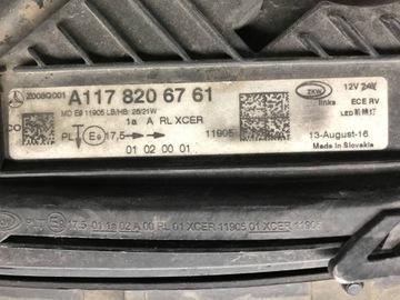 фото thumb №16, Лампа ліва фара лівий повний led mercedes cla 117 рестайлінг 15- a1178206761