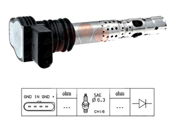 фото thumb №2, Катушка зажигания vw 1,8t golf iv passat eps