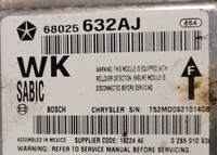 фото thumb №1, Jeep grand cherokee wk2 датчик подушка безопасности p68025632aj