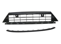 фото thumb №1, Tiguan ii r-line решітка + хром середина бампера 2017- + молдинг