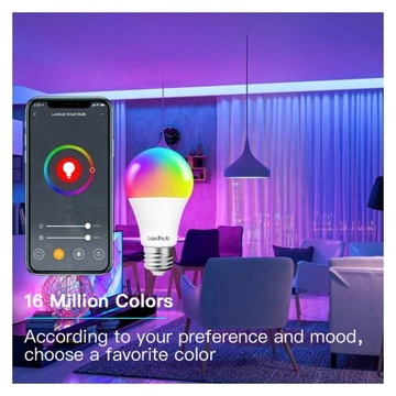 Умная светодиодная лампа E27 Laxihub