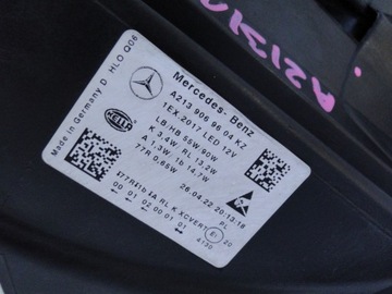 фото thumb №15, Mb e 238 w238 лампа multibeam led синяя правая