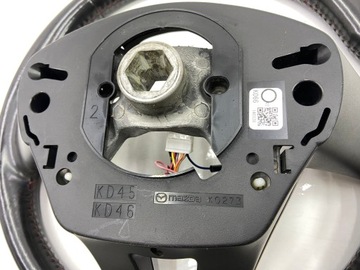 фото thumb №14, Руль кожа красная нитка mazda cx5 cx-5 i 2012-2017r.