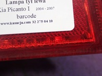 фото thumb №8, Kia picanto i 04-07 лампа задняя левая 92401-070