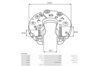 фото thumb №6, Кронштейн, фланець привідний генератора as-pl arc1049