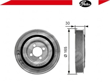 фото thumb №2, Колесо пасове вала fiat grande punto 1.3 d multijet