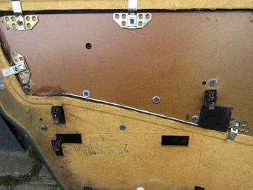 фото thumb №10, 19 mercedes w124 правая обивка дверь правый перед 89-93 зелёная кожа