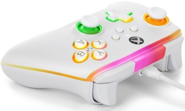 PowerA Pad przewodowy Advantage Lumectra biały do Microsoft Xbox Series XS