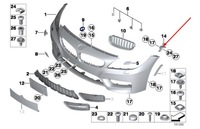 фото thumb №9, Bmw z4 e89 передняя часть бампер left кронштейн держатель 51117192157 7192157 2011
