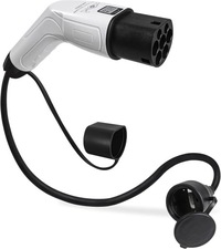 фото thumb №9, З'єднувач ev 16a typ 2 штекер ручка do роз'єм schuko адаптер заряджання