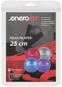 Piłka do ćwiczeń Fitness Pilates 25cm - fioletowa