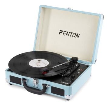 Проигрыватель Fenton RP115B с USB-футляром, мятная версия