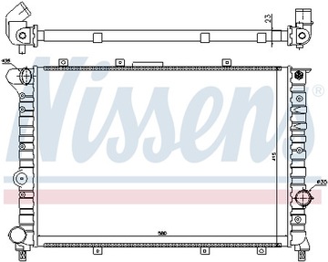фото thumb №15, Радиаторов двигателя nissens 60044 60624581