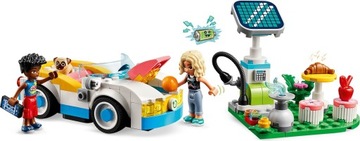 LEGO FRIENDS 42609 Электромобиль и зарядная станция + ПОДАРОЧНЫЙ ПАКЕТ