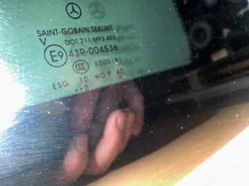 фото thumb №6, Стекло левый зад, левая задняя mercedes w447 cz, vito, 117,5cm длинный